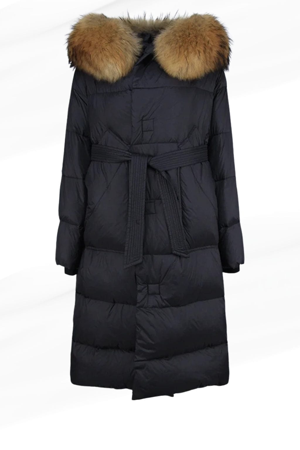 Parka fourrure femme noire Héritage fourrure