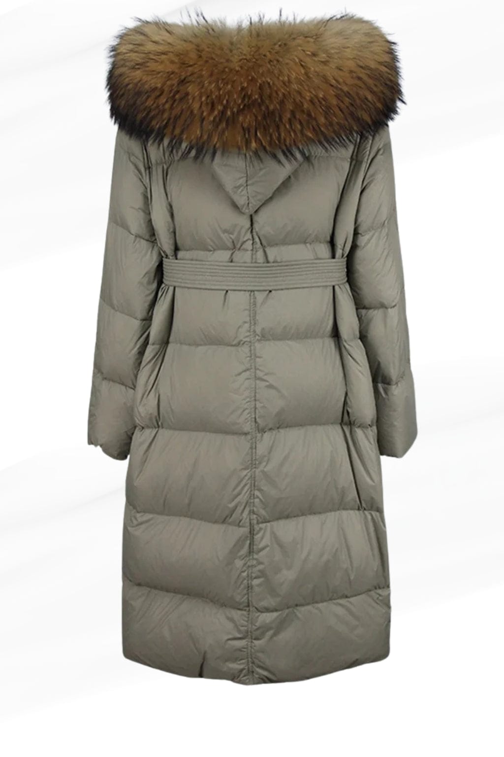 Parka fourrure femme vert kaki Héritage fourrure