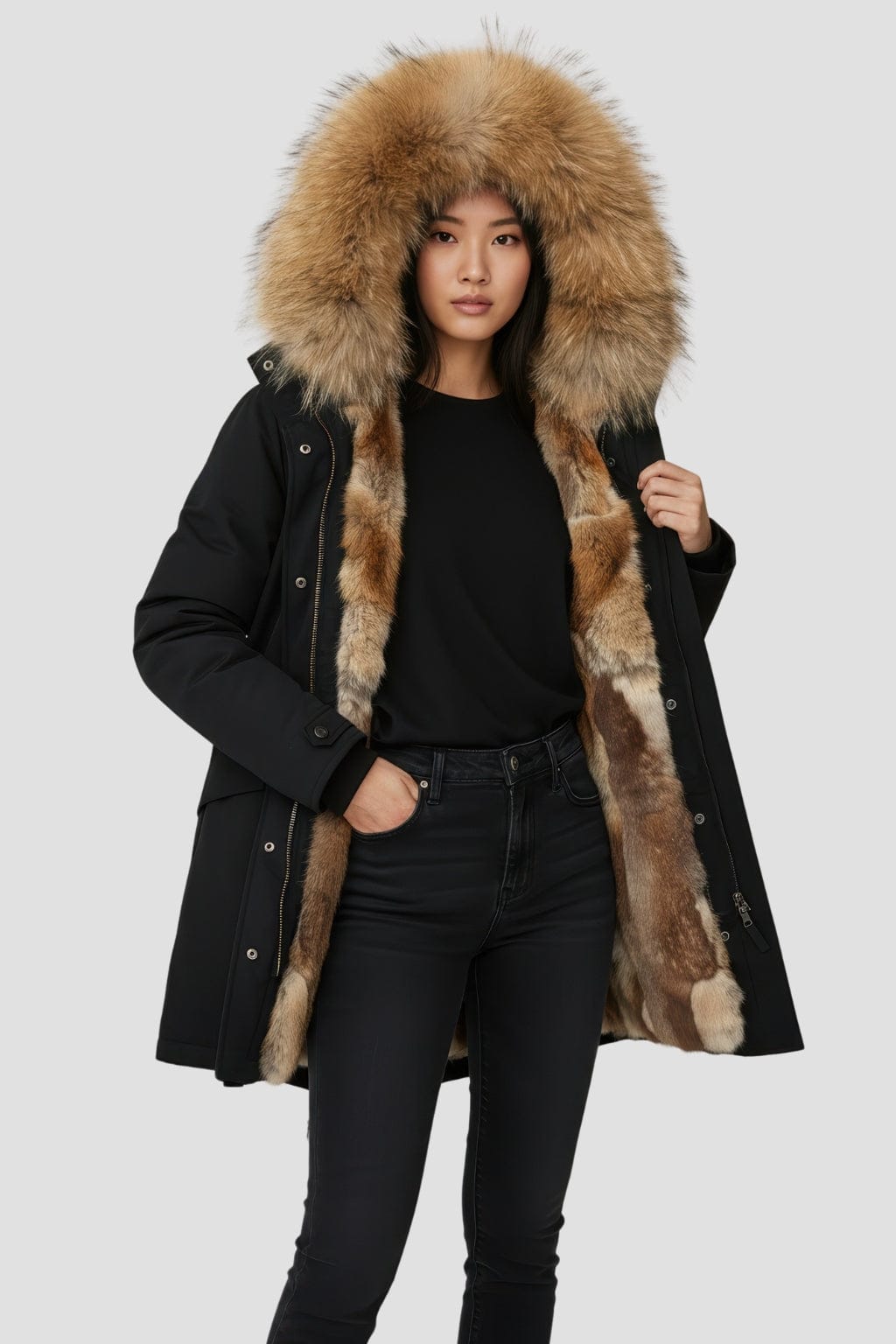 Parka imperméable en fourrure Héritage fourrure