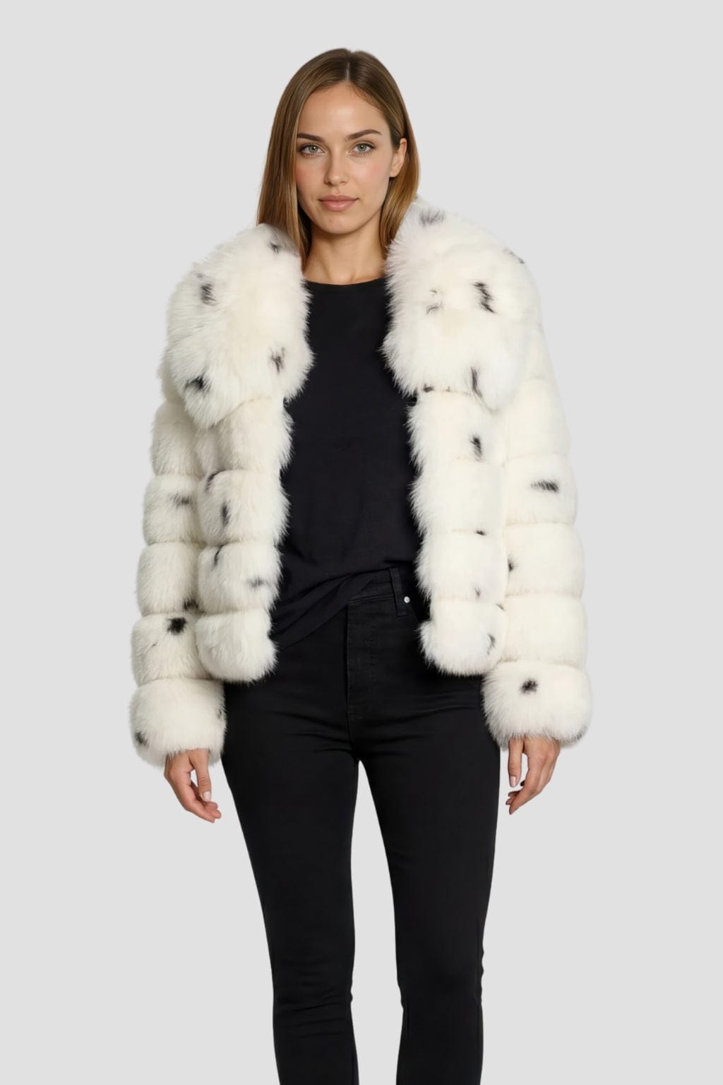 Veste col en fourrure Héritage fourrure