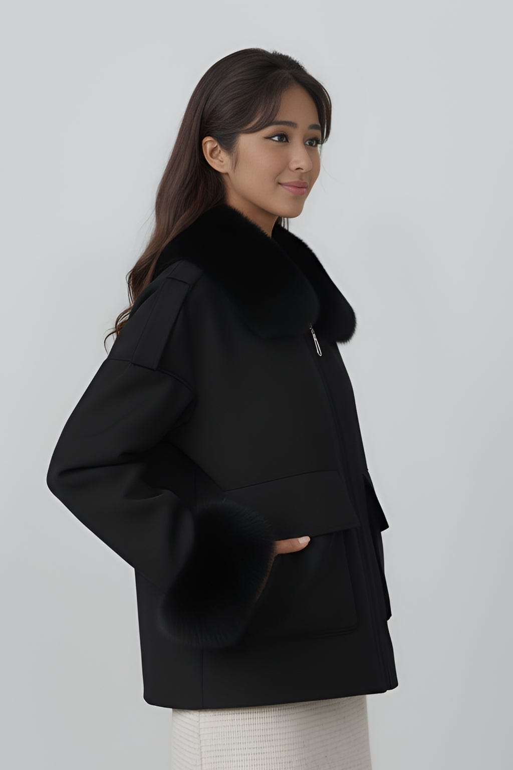Veste courte en fourrure Héritage fourrure