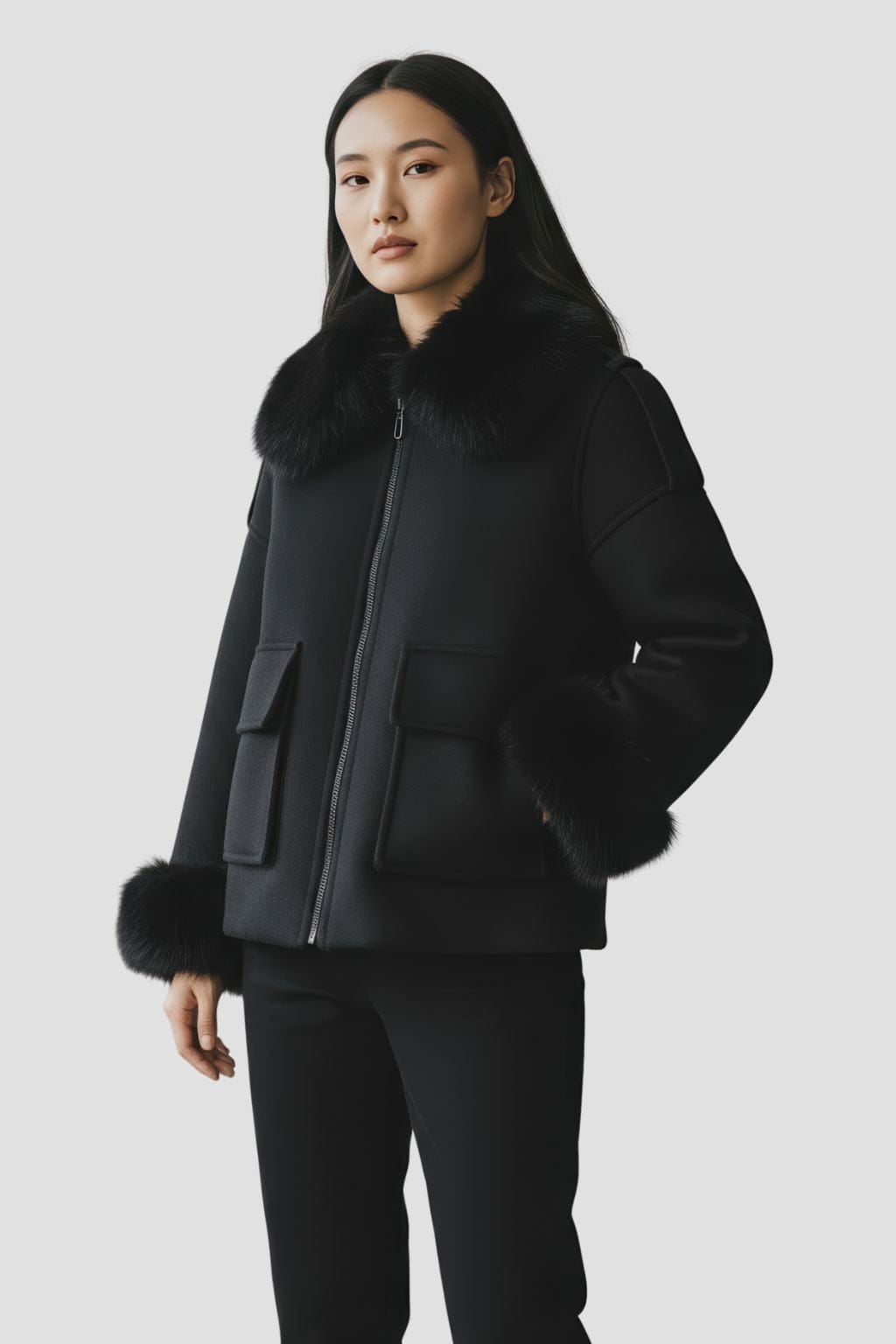 Veste courte en fourrure Héritage fourrure