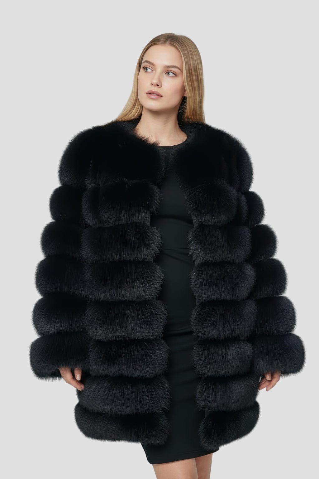 Veste en fourrure longue Héritage fourrure
