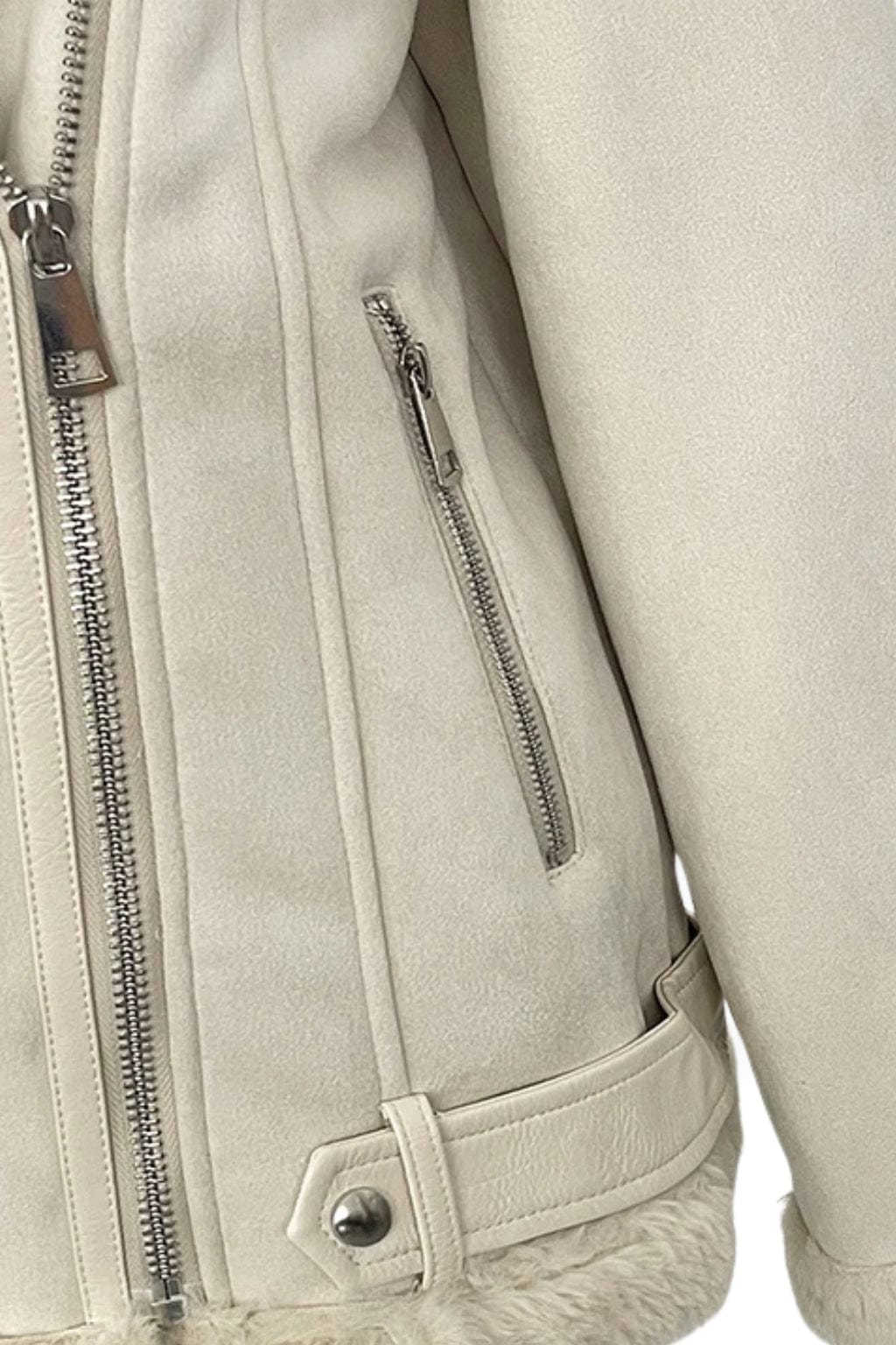 Veste fourrure daim femme Héritage fourrure