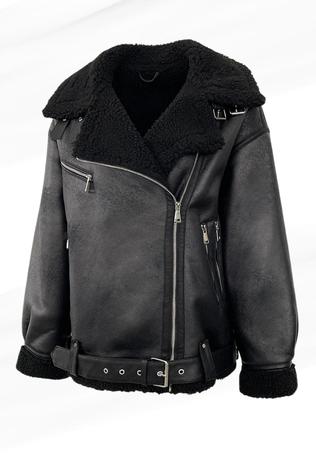 Veste fourrure femme aviateur Héritage fourrure