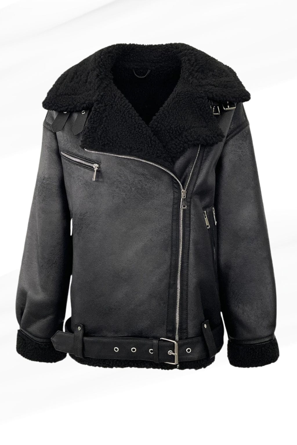 Veste fourrure femme aviateur Héritage fourrure
