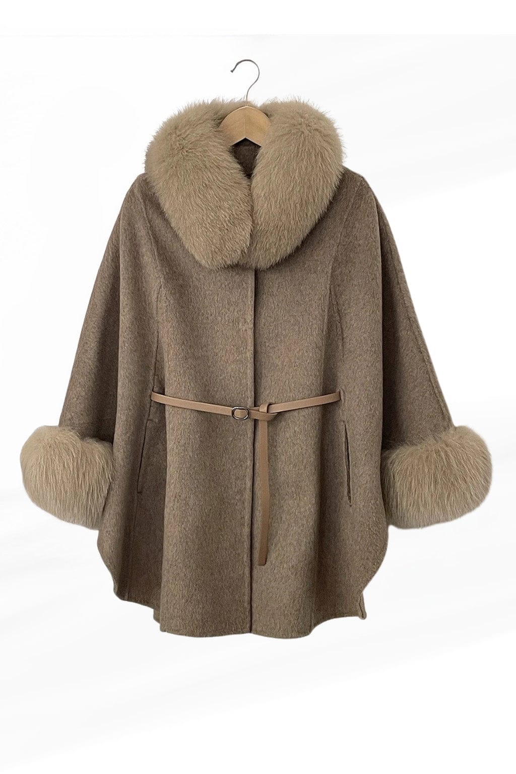 Veste fourrure femme chocolat Héritage fourrure