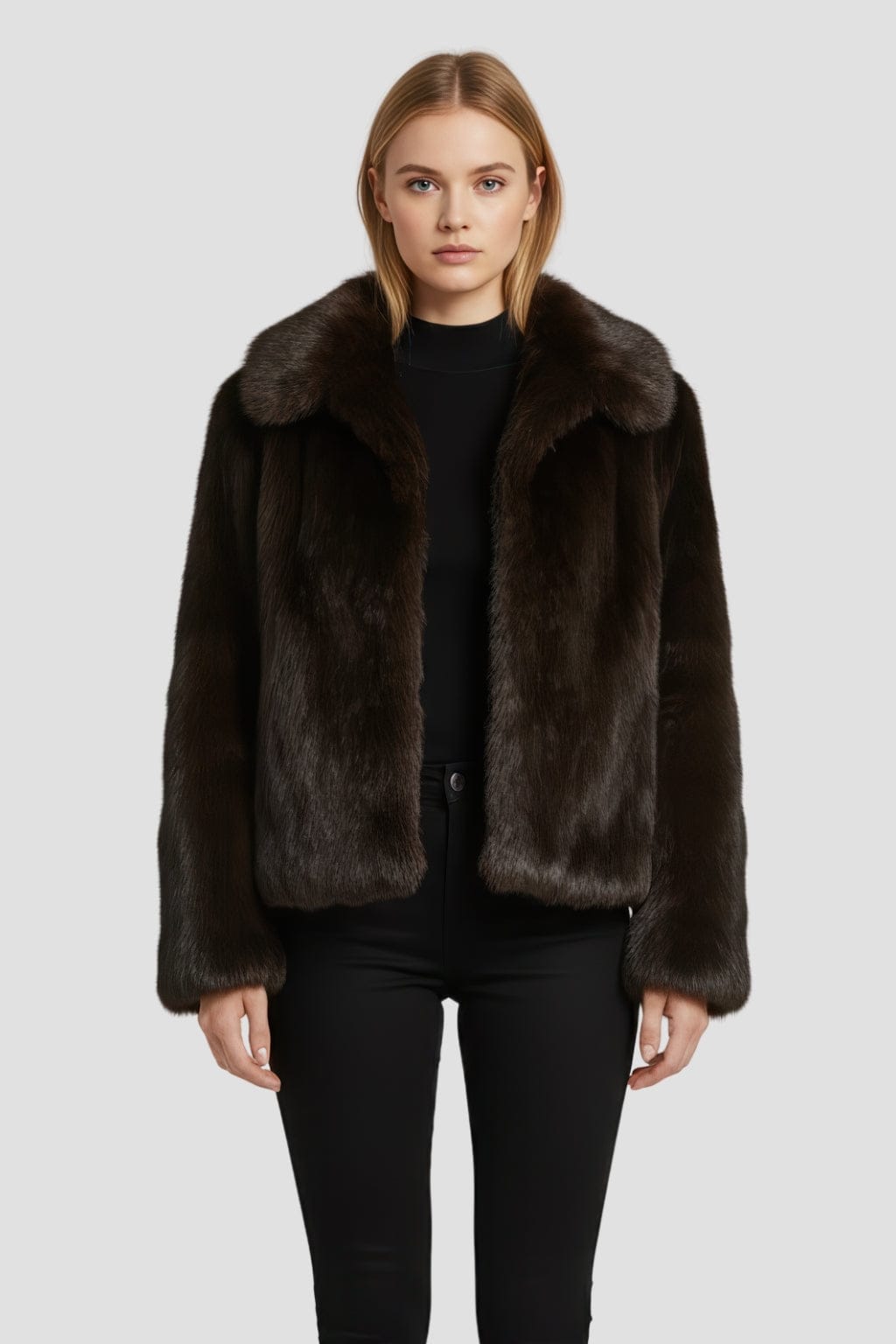 Veste fourrure femme grande taille Héritage fourrure