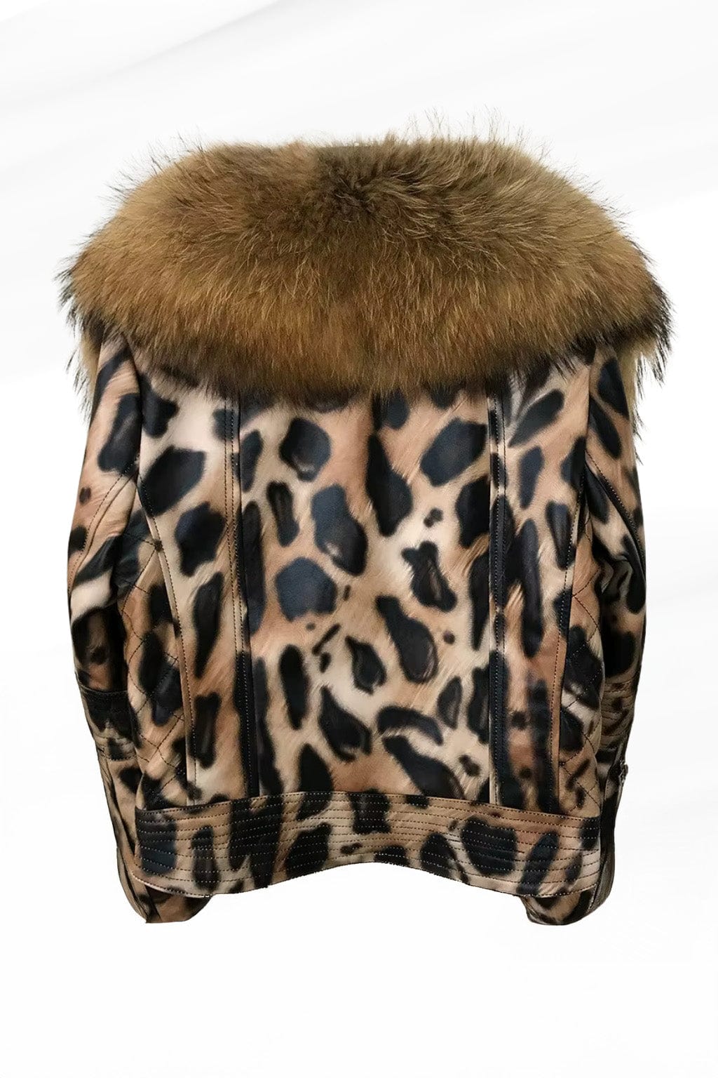 Veste fourrure femme léopard Héritage fourrure