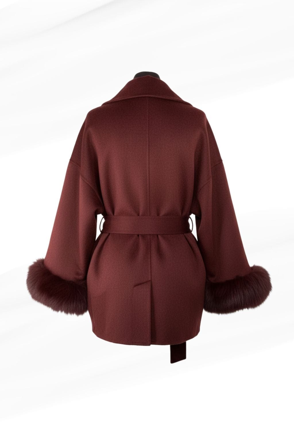 Veste fourrure femme rouge Héritage fourrure