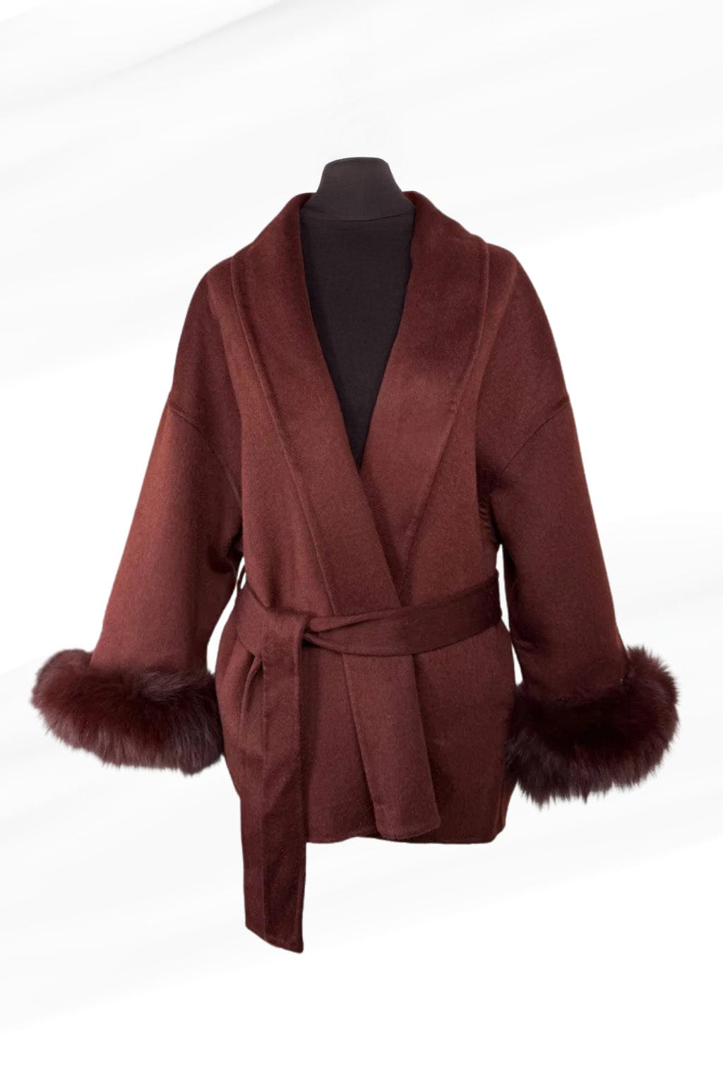 Veste fourrure femme rouge Héritage fourrure