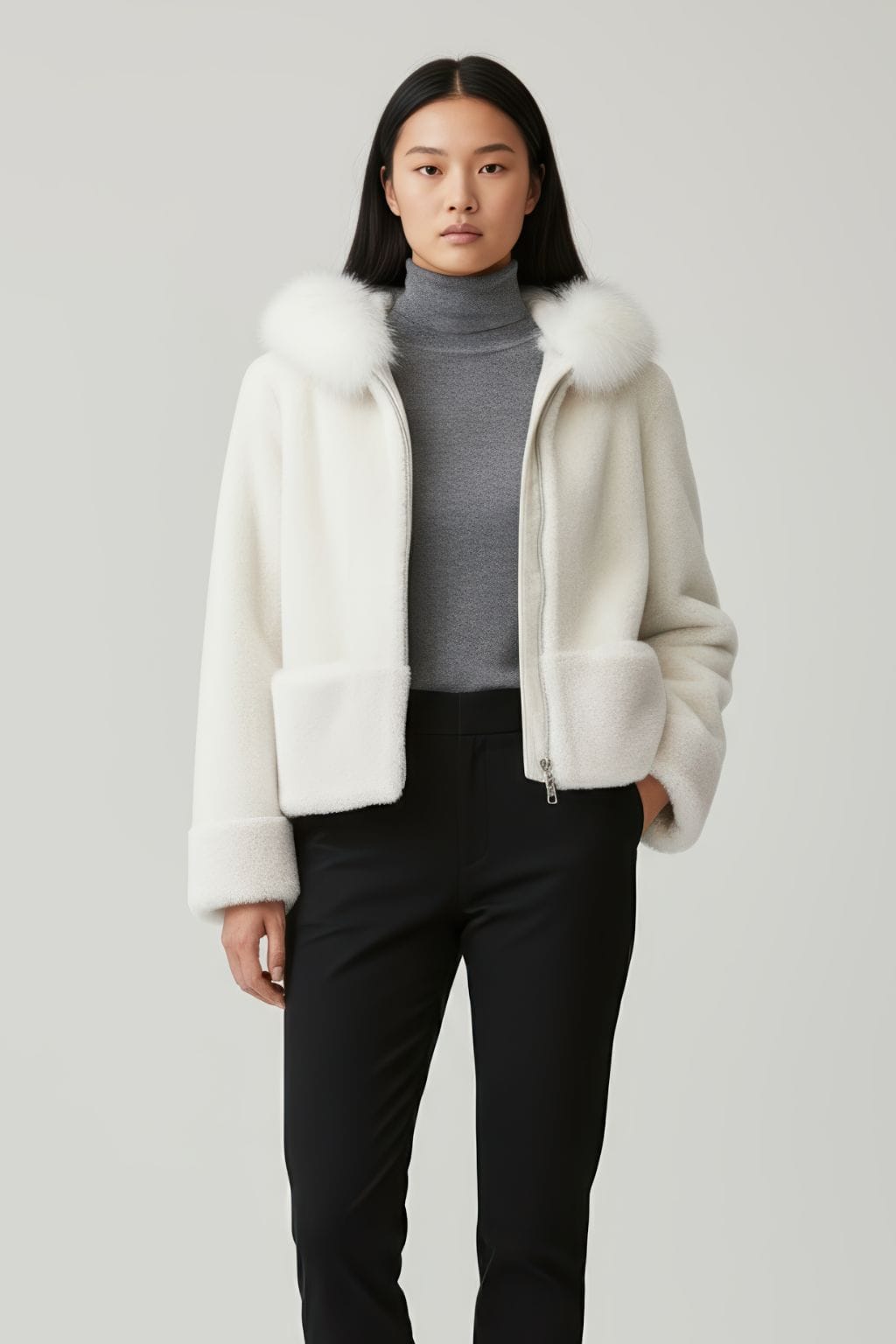 Veste fourrure intérieur femme Héritage fourrure