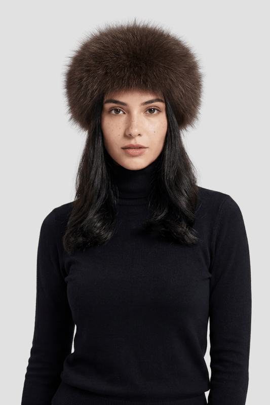 Bandeau cheveux fourrure Héritage fourrure