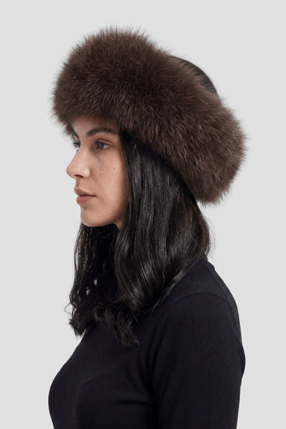 Bandeau cheveux fourrure Héritage fourrure