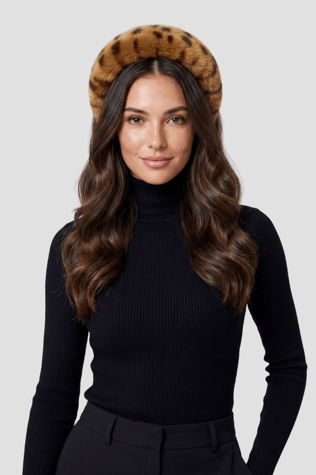 Bandeau en fourrure léopard Héritage fourrure