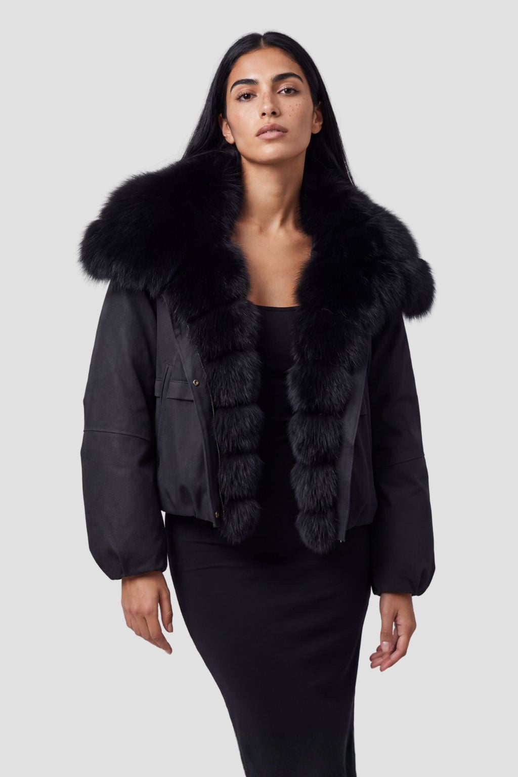Blouson fourrure femme