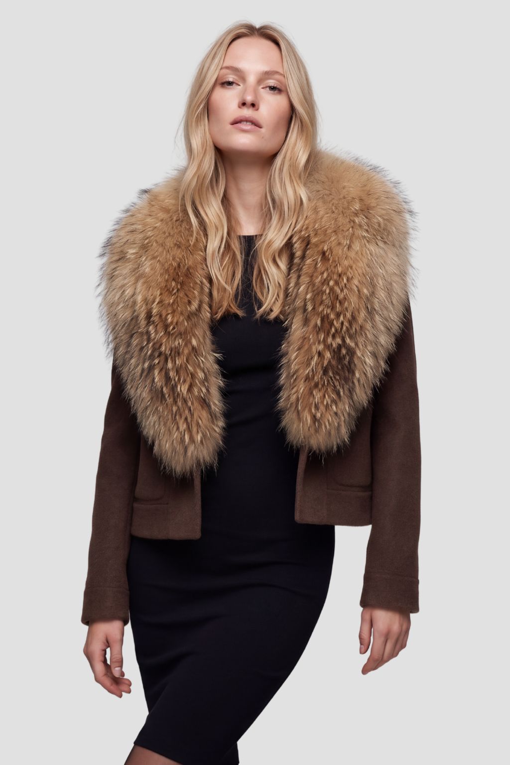 Blouson en fourrure femme raton laveur Héritage fourrure