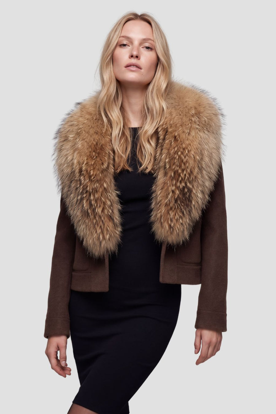 Blouson en fourrure femme raton laveur Héritage fourrure