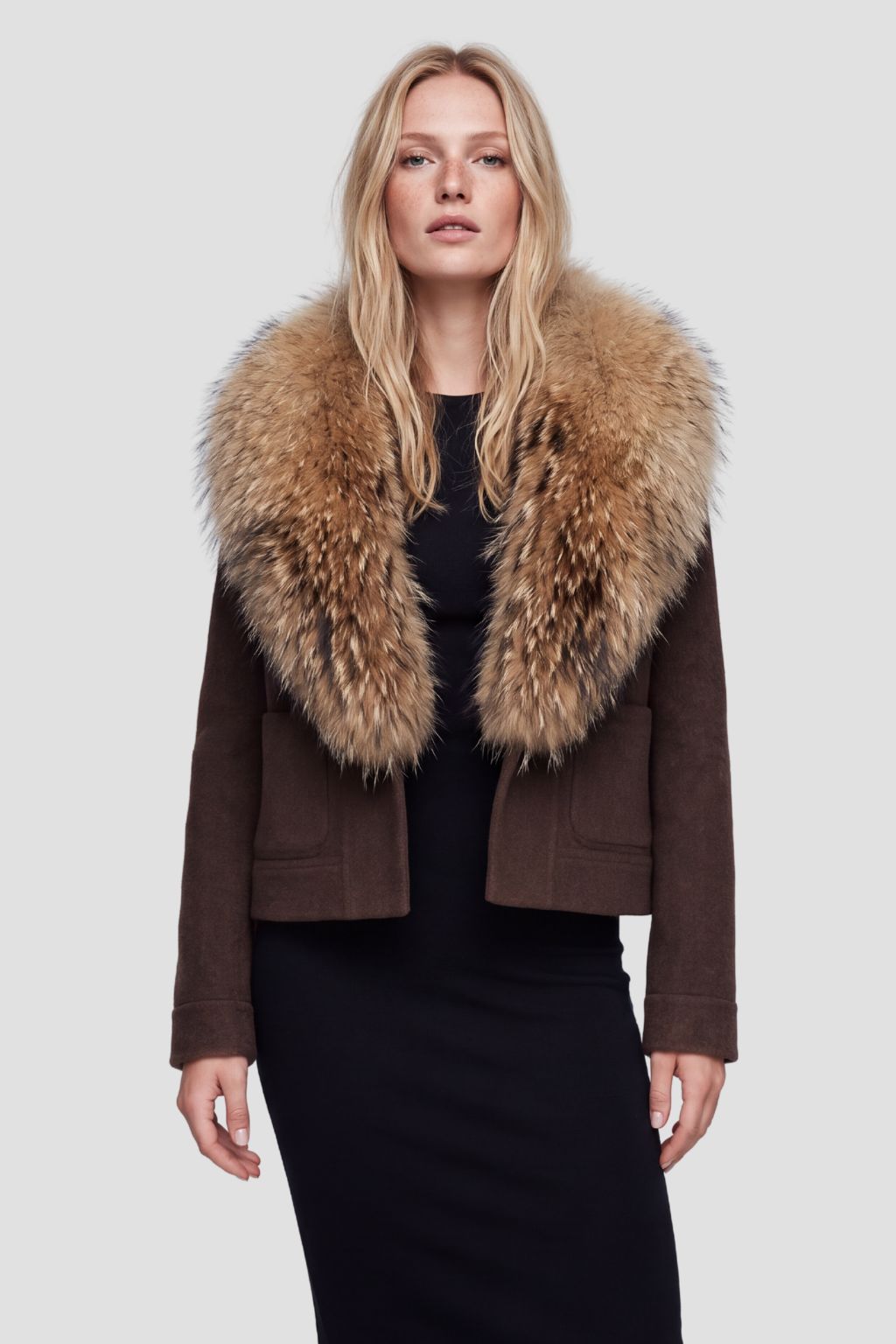 Blouson en fourrure femme raton laveur Héritage fourrure