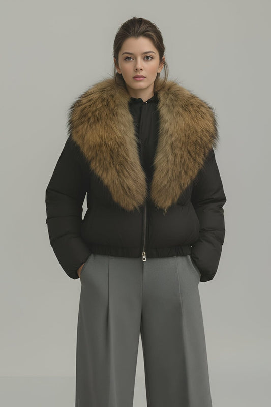 Blouson fourrure femme automne Héritage fourrure