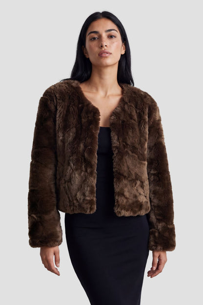 Blouson fourrure femme automne Héritage fourrure