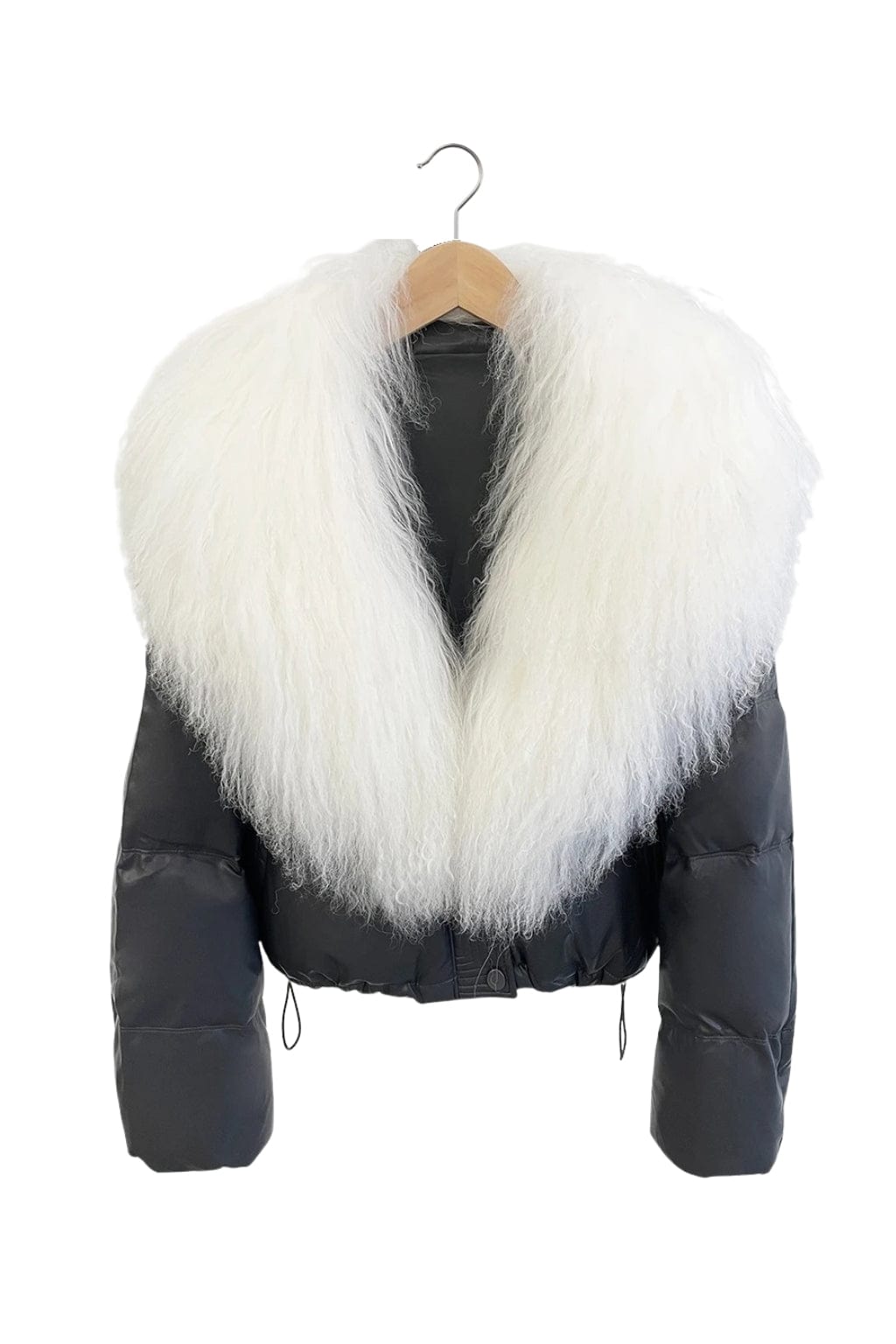 Blouson fourrure femme blanc Héritage fourrure