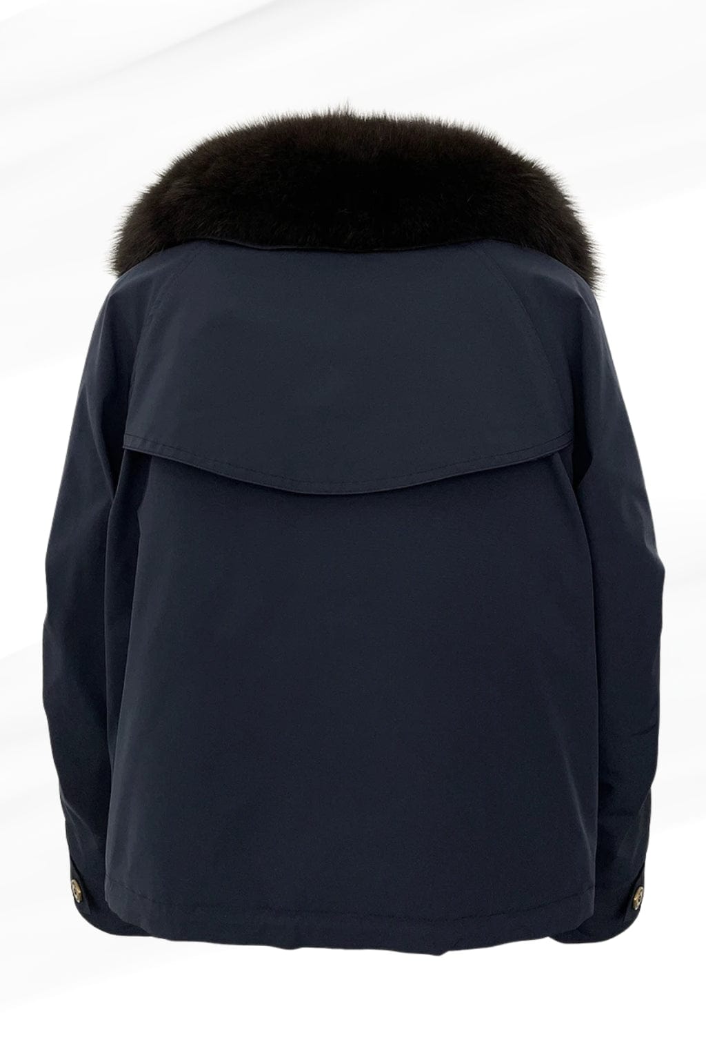 Blouson fourrure femme bleu marine Héritage fourrure