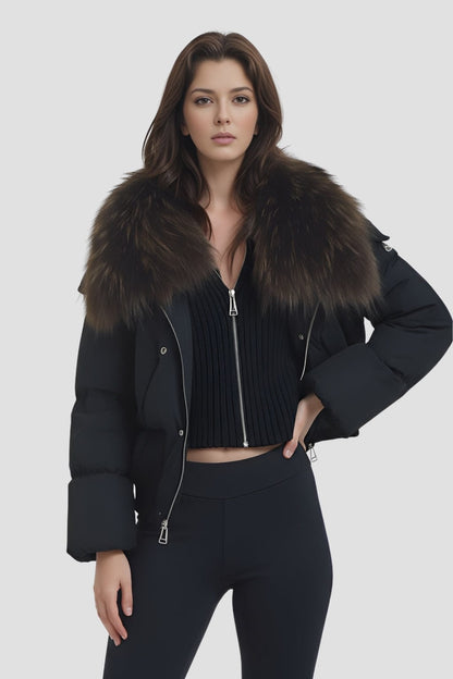 Blouson fourrure femme chaud Héritage fourrure