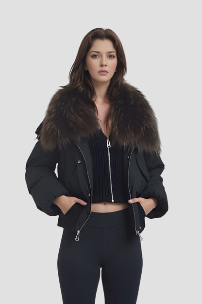 Blouson fourrure femme chaud Héritage fourrure