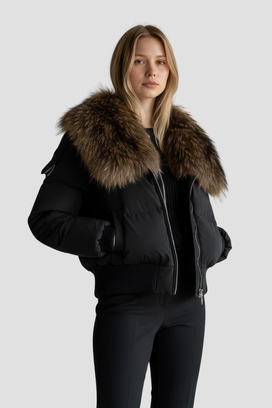 Blouson fourrure femme chaud Héritage fourrure
