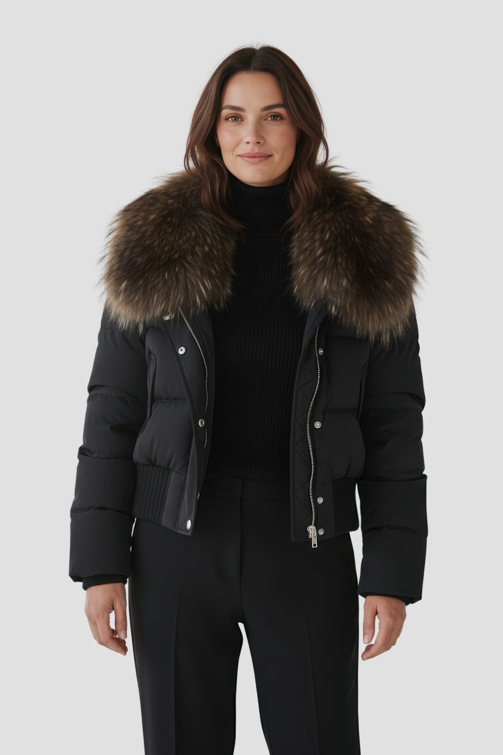 Blouson fourrure femme chaud Héritage fourrure