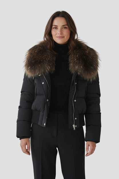 Blouson fourrure femme chaud Héritage fourrure