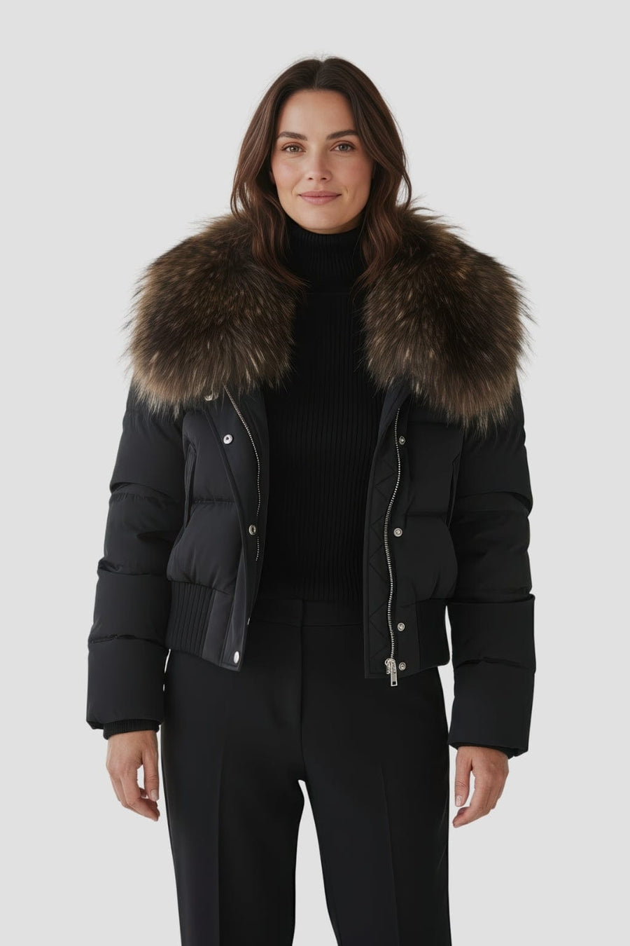 Blouson fourrure femme chaud Héritage fourrure