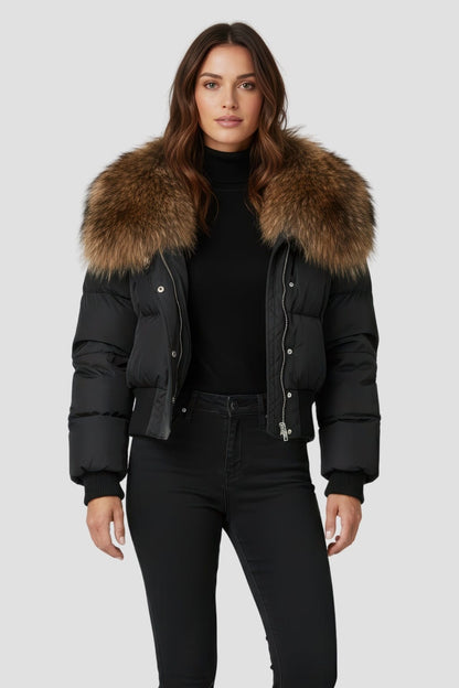Blouson fourrure femme chaud Héritage fourrure