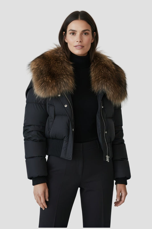 Blouson fourrure femme chaud Héritage fourrure