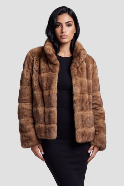 Blouson fourrure femme chaud Héritage fourrure