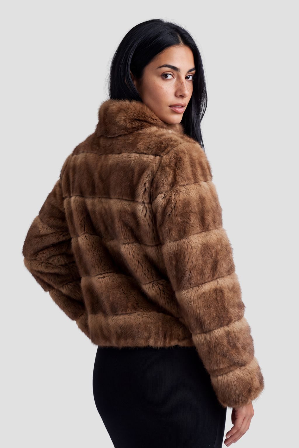 Blouson fourrure femme chaud Héritage fourrure