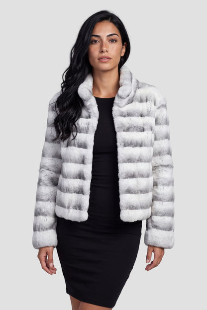 Blouson fourrure femme clair Héritage fourrure