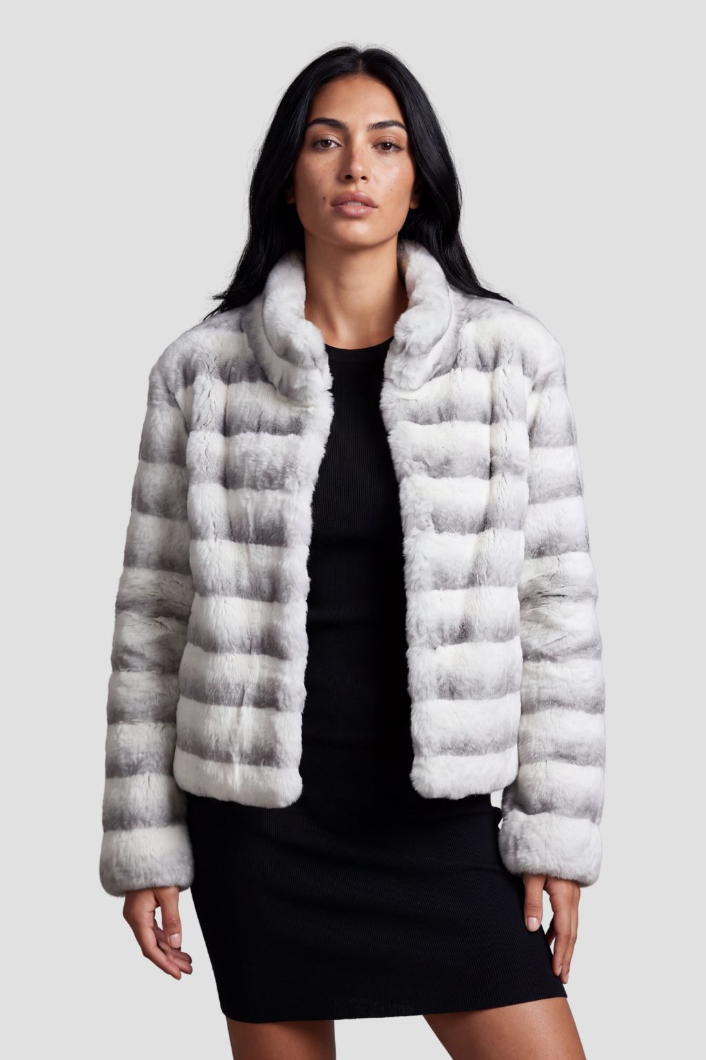 Blouson fourrure femme clair Héritage fourrure