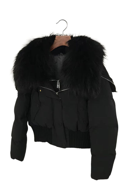 Blouson fourrure femme col Héritage fourrure