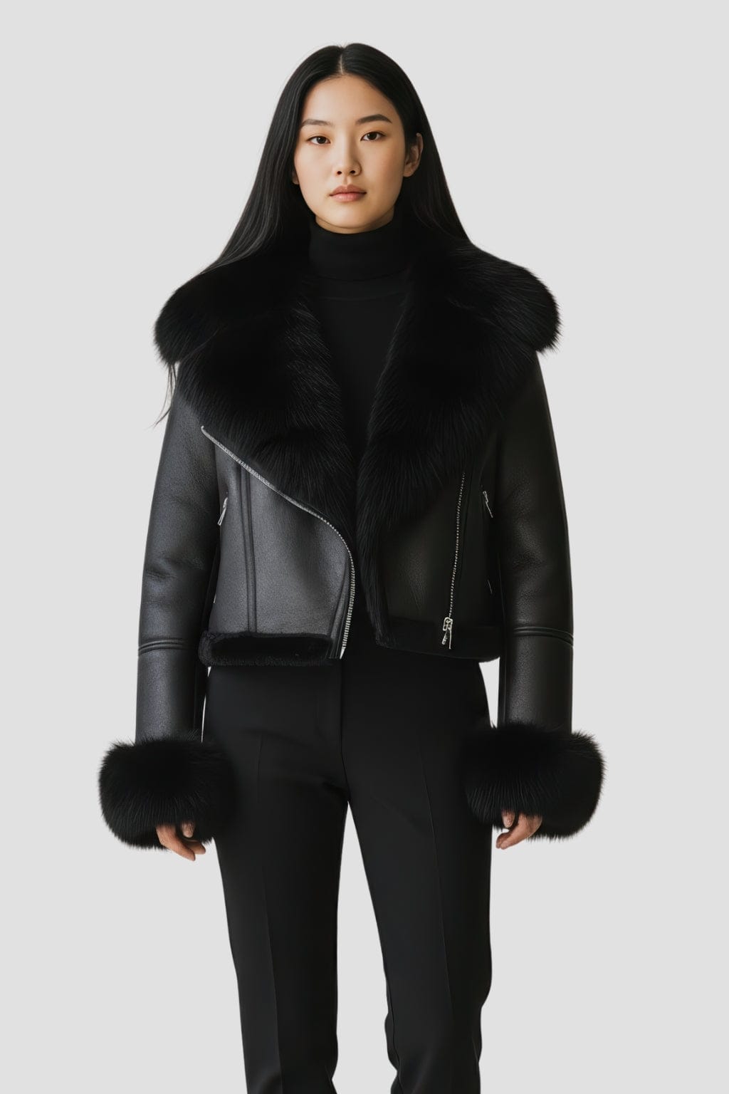 Blouson fourrure femme court Héritage fourrure