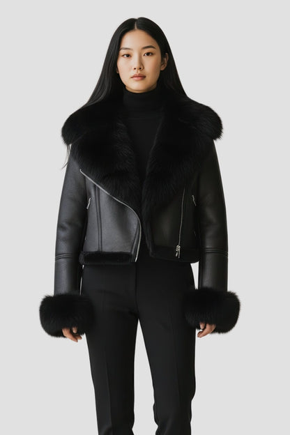 Blouson fourrure femme court Héritage fourrure