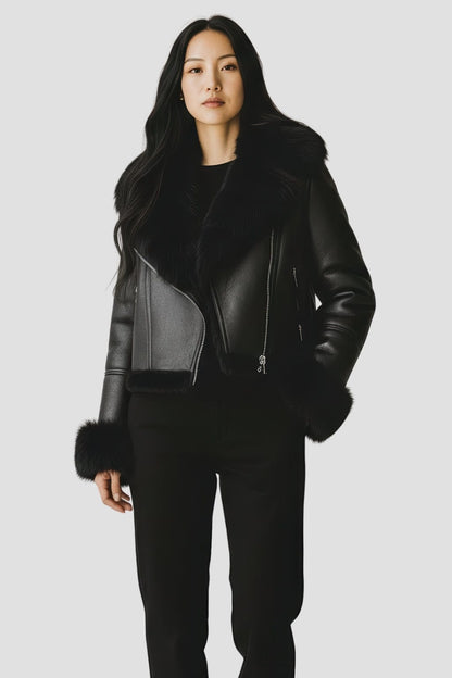 Blouson fourrure femme court Héritage fourrure