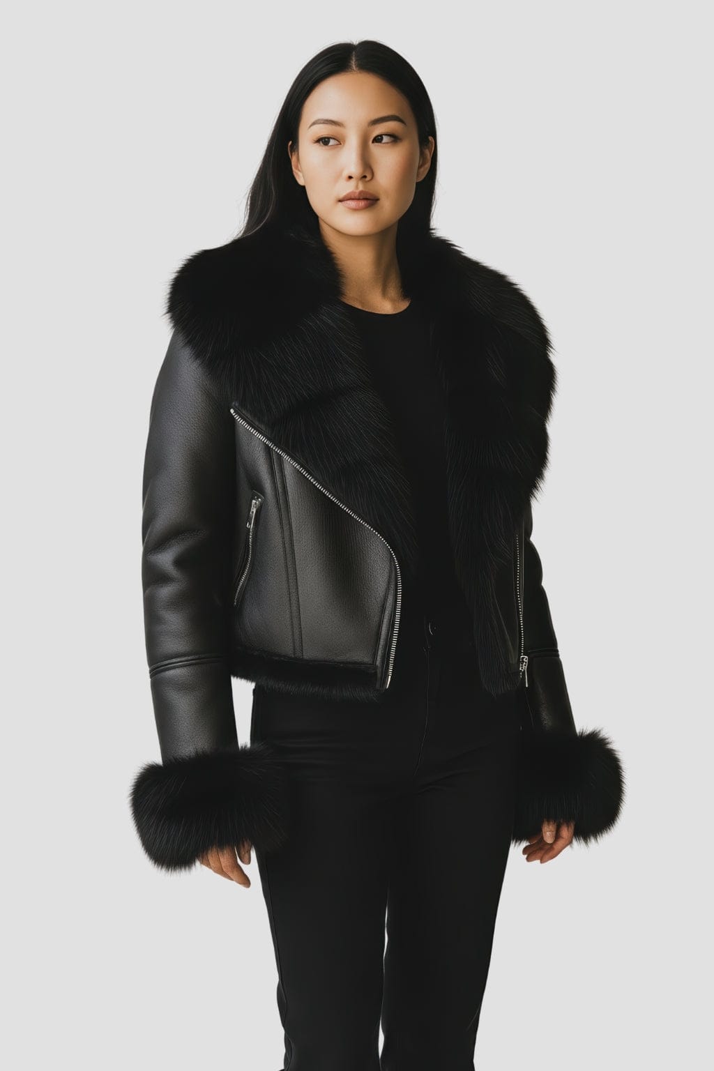 Blouson fourrure femme court Héritage fourrure