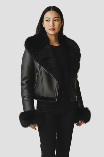 Blouson fourrure femme court Héritage fourrure