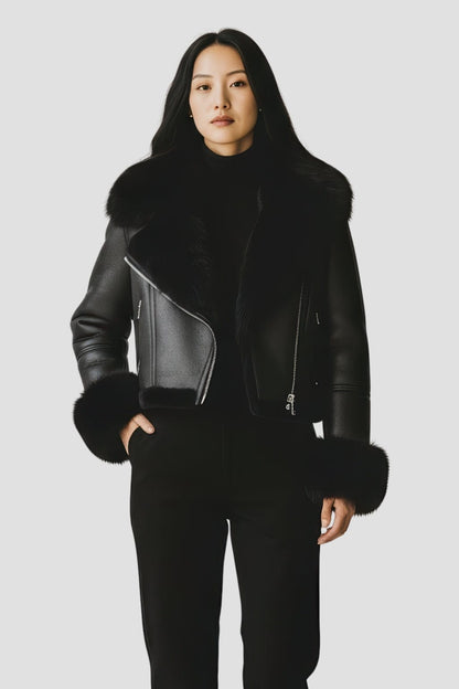 Blouson fourrure femme court Héritage fourrure