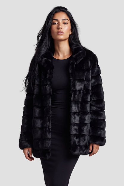 Blouson fourrure femme hiver Héritage fourrure
