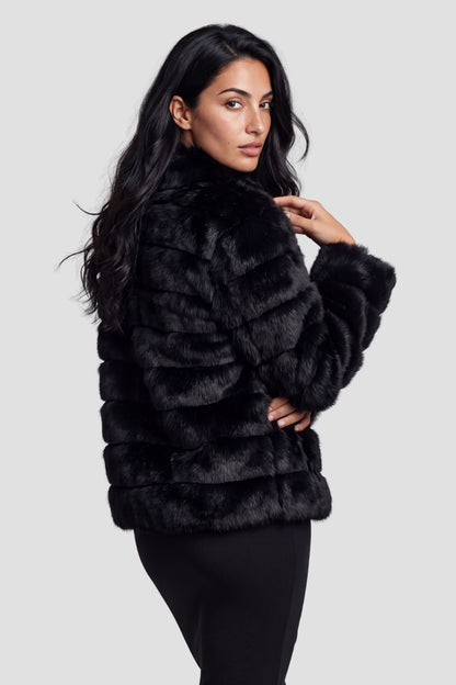Blouson fourrure femme hiver Héritage fourrure