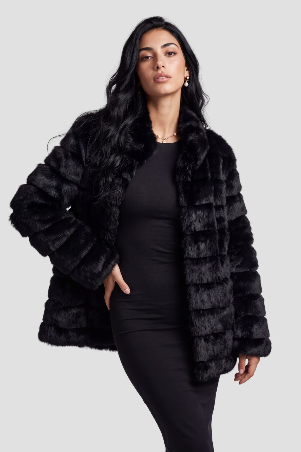 Blouson fourrure femme hiver Héritage fourrure