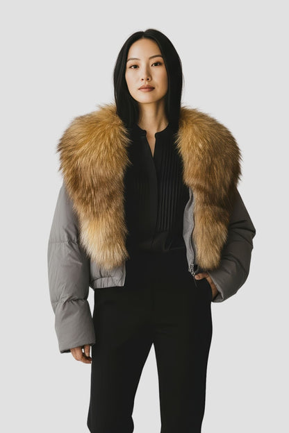 Blouson fourrure femme renard Héritage fourrure